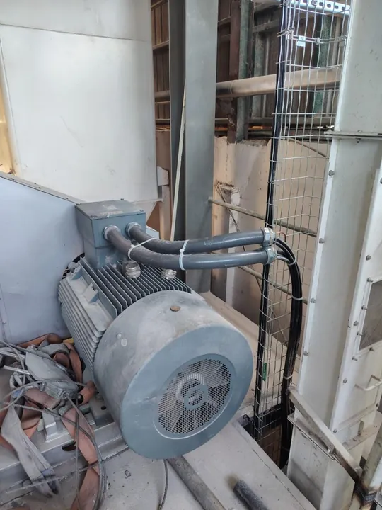 Motor de 250 HP conectado para extrusora de alimento